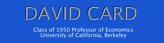 David Card - Homepage